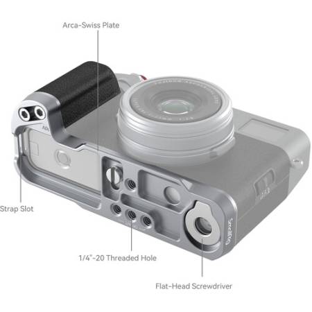 SmallRig 4555B - płytka L-kształtna z uchwytem do FUJI